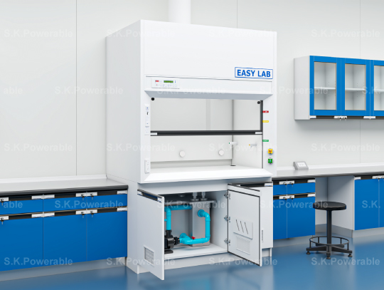 Fume Hood Combine with Scrubber