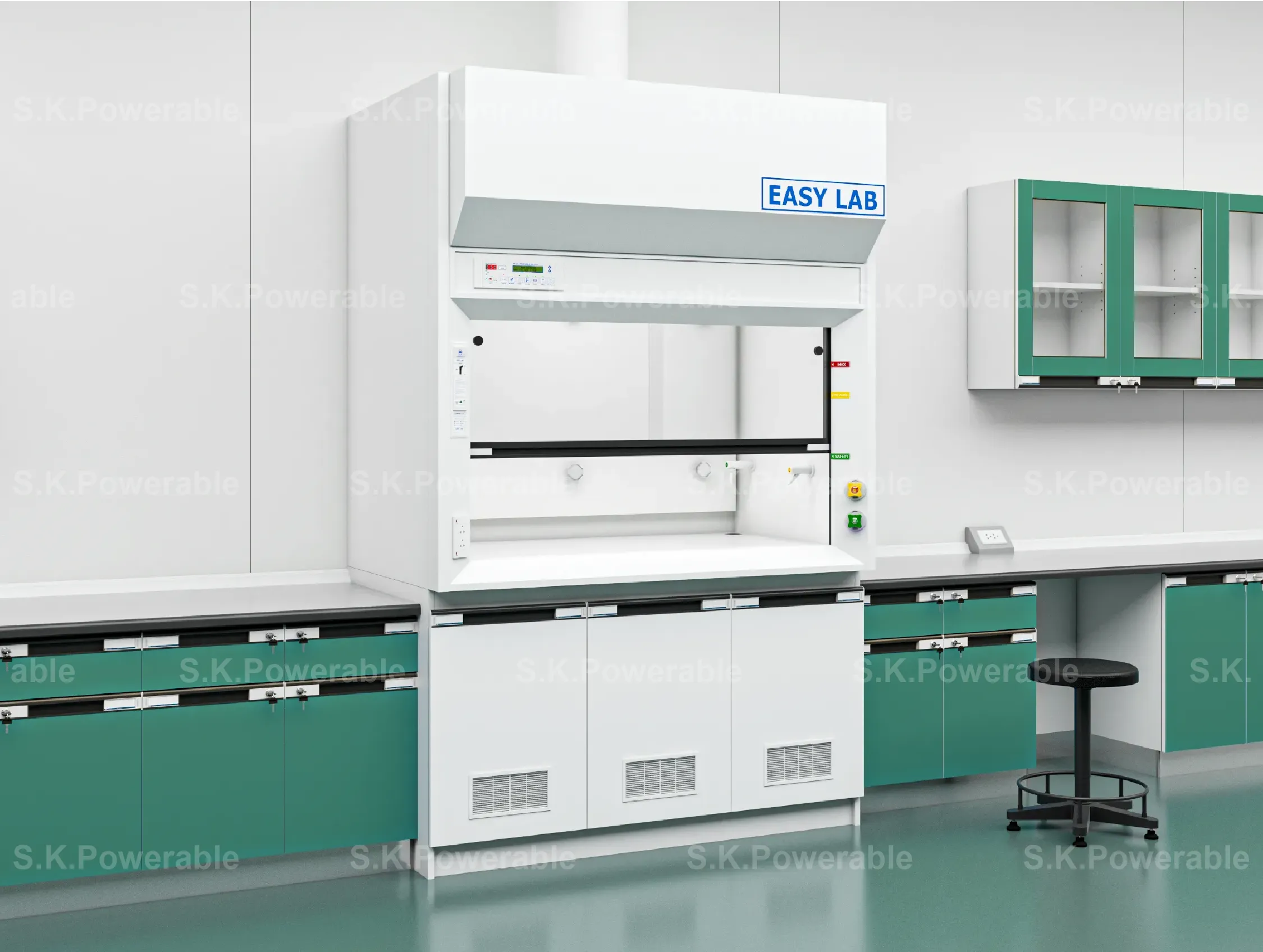 Fume Hood with Auxiliary Air